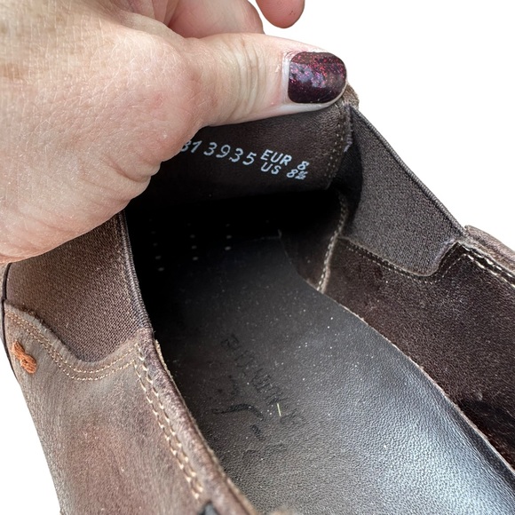 Mephisto Shoes Mens Loafer Leather Smooth Slip On Dress Shoes Brown 8.5 - Picture 7 of 11